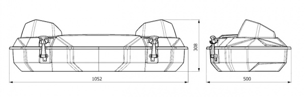 Кофр передний с возможностью установки акустической системы
